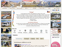 Tablet Screenshot of chile-travel.com